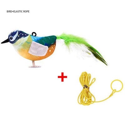Jucărie pentru animale de companie Simulare electrică numită pasăre rezistentă la mușcături în formă de pasăre distracție jucărie pentru câini de jucărie interactivă