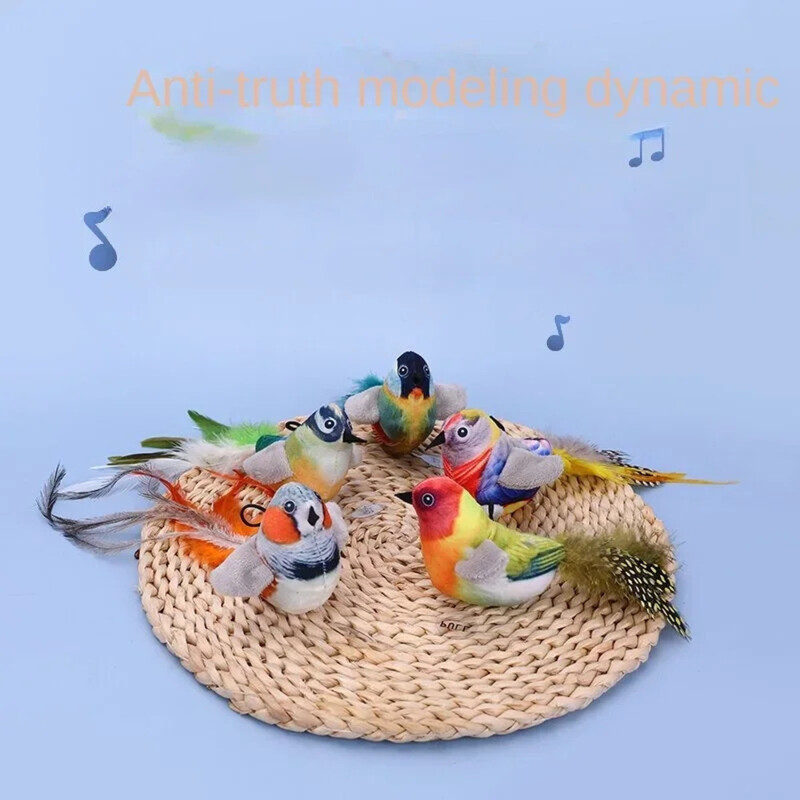 Jucărie pentru animale de companie Simulare electrică numită pasăre rezistentă la mușcături în formă de pasăre distracție jucărie pentru câini de jucărie interactivă