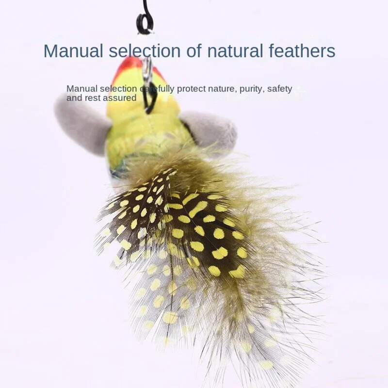 Jucărie pentru animale de companie Simulare electrică numită pasăre rezistentă la mușcături în formă de pasăre distracție jucărie pentru câini de jucărie interactivă