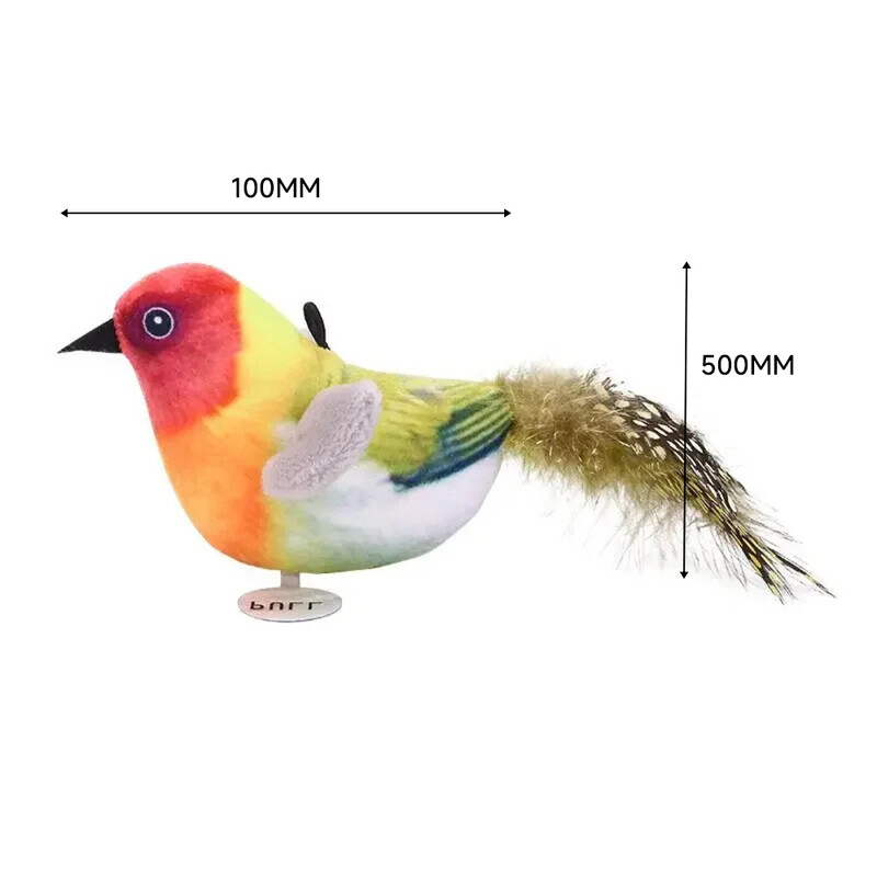 Jucărie pentru animale de companie Simulare electrică numită pasăre rezistentă la mușcături în formă de pasăre distracție jucărie pentru câini de jucărie interactivă
