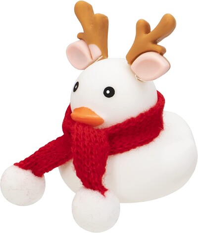 Anties automobilio prietaisų skydelio apdaila, guminiai anties automobilio dekoravimo priedai, automobilių dekoravimo priedai su mini kepure ir akiniais nuo saulės