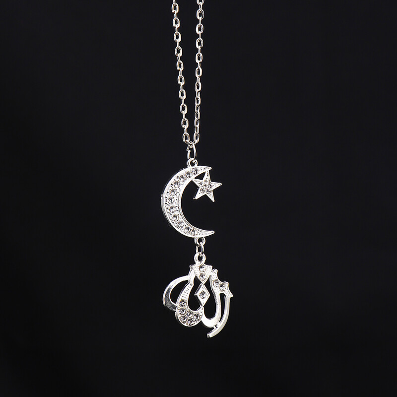 Automobilių pakabukų papuošalai Mėnulio žvaigždė-islamas Kabantis automobilio interjeras Galinio vaizdo veidrodžio apdaila Kabanti apdailos priedai Automobilių priedai