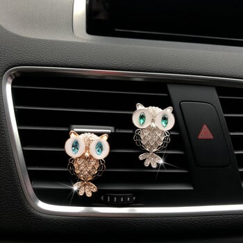 1 ΤΕΜ Diamond Owl Car Αποσμητικό αέρα Auto Outlet Perfume Clip Αξεσουάρ αυτοκινήτου Εσωτερικό Στερεό άρωμα Diffuser Auto Decoration