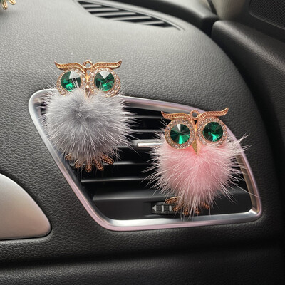 1 ΤΕΜ Diamond Owl Car Αποσμητικό αέρα Auto Outlet Perfume Clip Αξεσουάρ αυτοκινήτου Εσωτερικό Στερεό άρωμα Diffuser Auto Decoration