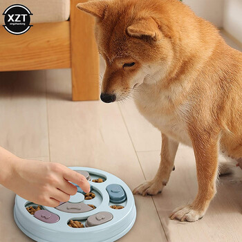 Παιχνίδια παζλ Pet Dog Slow Feeder Διαδραστικός Αύξηση Puppy IQ Food Dispenser Slowly Eating NonSlip Bowl Παιχνίδι εκπαίδευσης για σκύλους γάτας