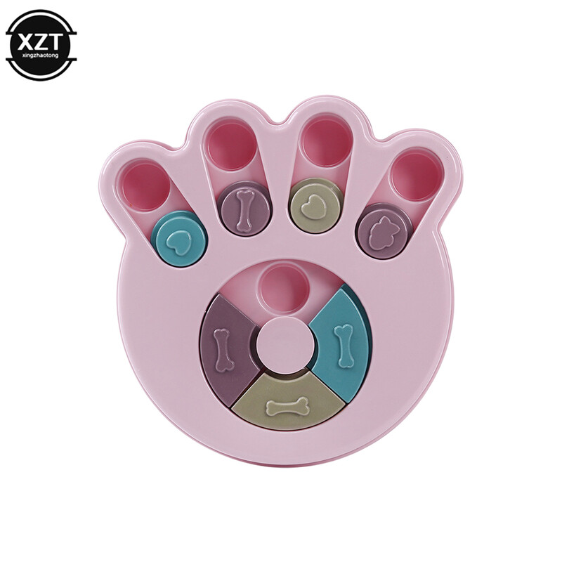 Mājdzīvnieku suņu mīklu rotaļlietas Lēnā barotājs Interaktīvs Palieliniet Kucēnu IQ Barības Dozators Lēnām ēd Neslīdošu Bļodu Kaķu suņu apmācības spēle