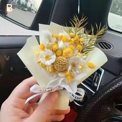 Ieșire de aer pentru mașină Buchet de flori uscate Dispenser de parfum pentru aromaterapie Durabilă Proaspătă Creativă Mini Accesorii pentru interiorul mașinii