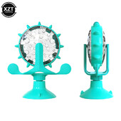 Interaktīva kāruma iztecoša bumbiņu rotaļlieta kucēnam Oriģināls lēns suņu barotājs Smieklīgs kaķu suns, rotējams ritenis mājdzīvnieku produkti Aksesuāri