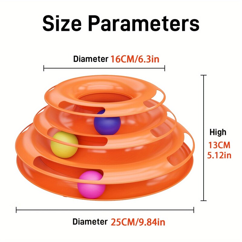 Jucărie cu plată turnantă pentru pisici cu patru straturi, turnul de joc educațional, jucărie pentru pisici pentru interior, aprovizionare interactivă pentru pisici
