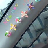 6BUC Decoratiuni Interioare Masini Rotative Moara de vant Mica Decoratiuni creative Ornamente Mici Decoratiuni Interioare Consola Centrala