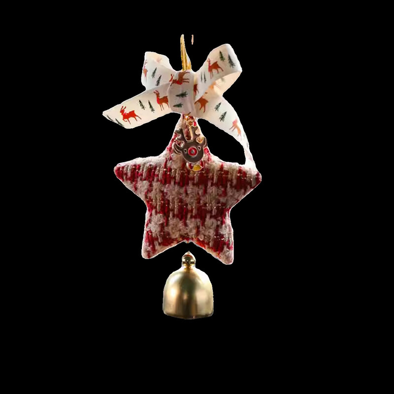 Božićni dodaci za zvjezdane retrovizore za automobile, slatki heklani ukrasi za automobile, ručno rađeni pleteni dodaci za vješanje automobila za žene, dar