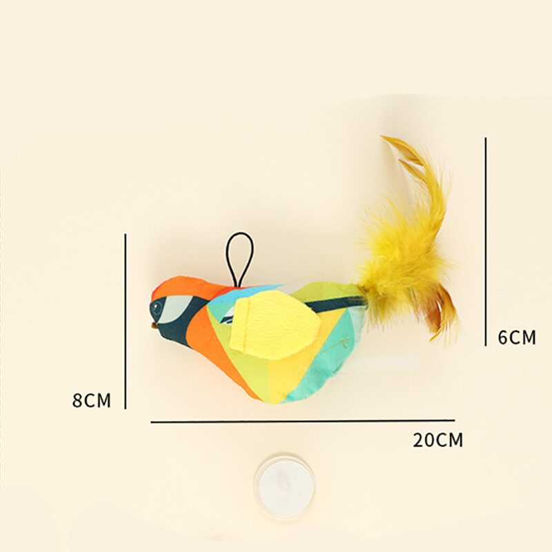 Simulare de pasăre, interactiv, amuzant, jucărie, pisică, jucărie, pene, păsări, păsări, pisică, jucărie, pisicuță, care se joacă, accesorii pentru animale de companie