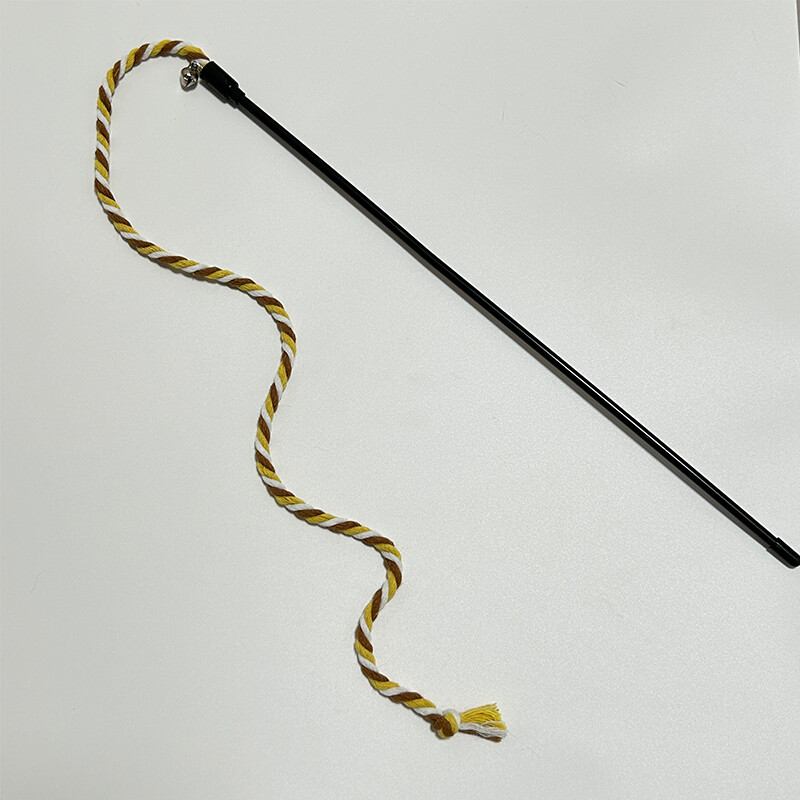 Jucării interactive pentru pisici Panglică lungă din satin Jucărie pentru pisici cu tijă Pisicuță care se joacă Baghetă jucărie Jucărie pentru pisică