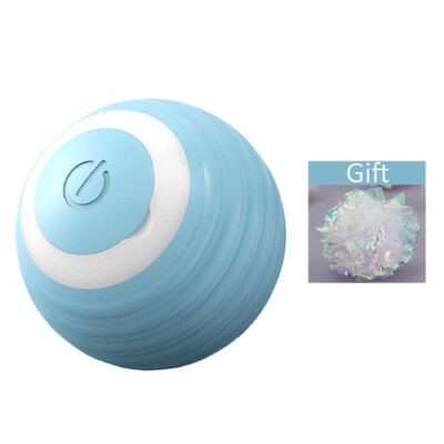 Gudras kaķa rotaļlietas ar ripināmām bumbiņām Kaķu ķircinātājs Bumba kustība Bumba Interaktīvās bumbas Apmācības Paškustīgas kaķēnu rotaļlietas iekštelpām