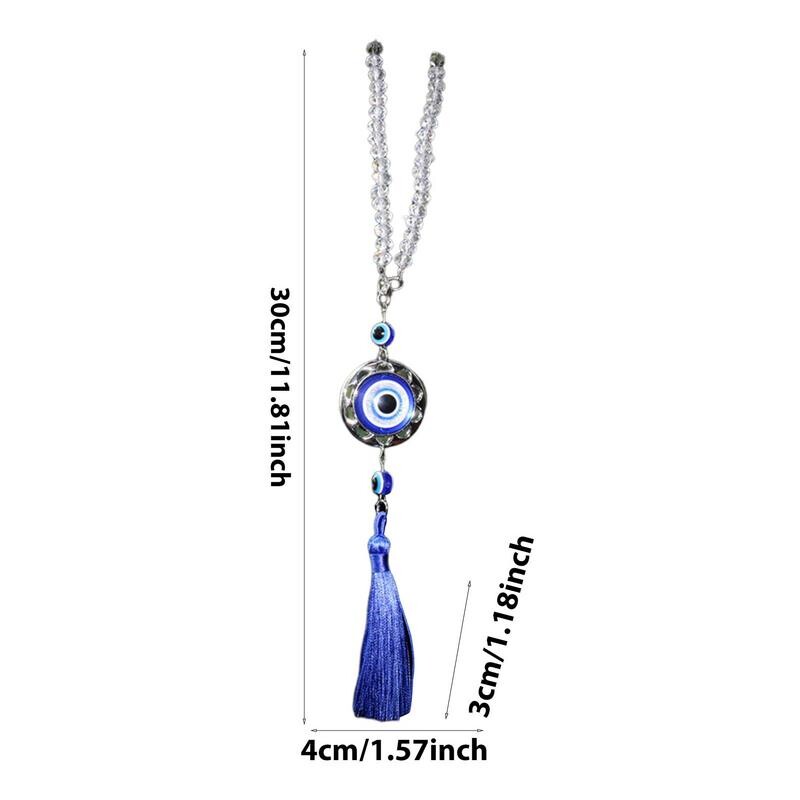 Ornament pentru ochi răul atârnat Oglinda retrovizoare Suncatchers Decor Albastru Protecție pentru ochi rău și noroc Candelabru Lămpi Pandantiv