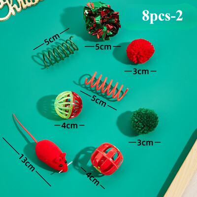 5/8/9 vnt Kalėdų naminių gyvūnėlių žaislų reikmenys Katžolė Pelė Catgrass Cat Žaislas Kačių žaislas Kačių žaislas Katės Kačių žaislai Interaktyvūs naminių gyvūnėlių žaislai