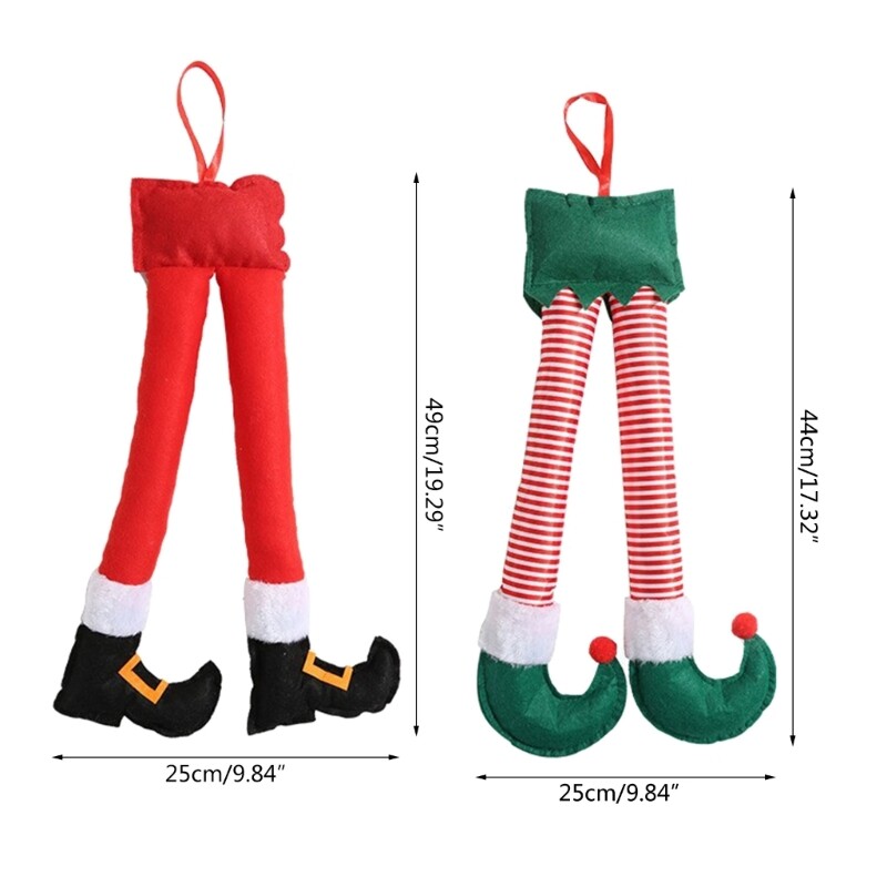 Dekoracija prtljažnika automobila Vilenjak / Noge Djeda Božićnjaka Božićni ukrasi Božićno drvce Privjesak Dodaci Dekoracija za sve automobile