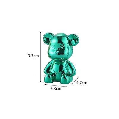 Spalvingas smurtinis lokys automobilio centrinės konsolės papuošalai mielas automobilio interjero dekoravimas personalizuoti stalo papuošalai šaudymo reikmenys