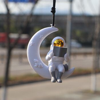 Spaceman Swing Automobile Astronaut Car Μενταγιόν Διακοσμητικά Κρεμαστά καθρέφτη αυτοκινήτου Κρεμαστά διακοσμητικά αξεσουάρ εσωτερικού χώρου