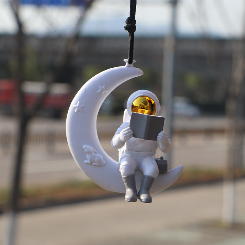 Spaceman Swing Automobil Astronaut Pandantive pentru mașini Ornamente Pandantive pentru oglindă retrovizoare pentru mașină Decorare suspendată Accesorii interioare