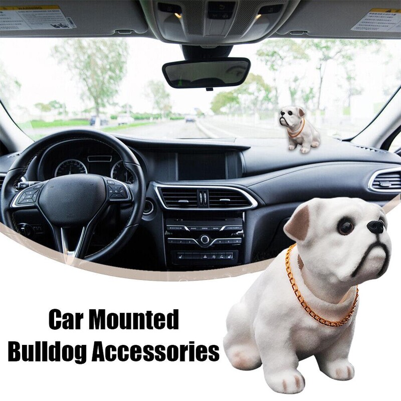 Automobilių priedai Kindantis šuo, purtantis galvą Lėlė Derva Salonas Žaislas Modeliavimas Papuošalai Šuns Automobilio Prietaisų skydelio apdaila O7S4