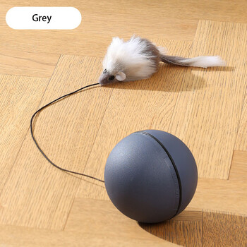 Kimpets Cat Toys Mouse Teaser Ball Fun Moving Toy for Pet Cat Dog Electric Teaser Ball Αυτόματη έξυπνη κυλιόμενη μπάλα