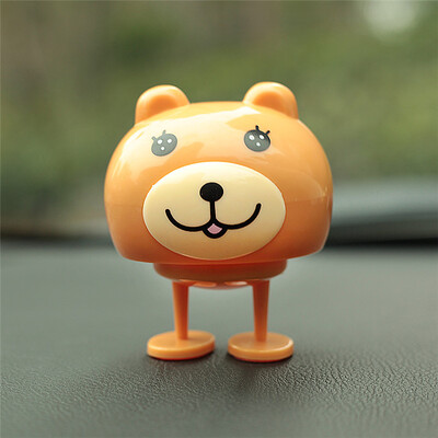 Automobilių papuošalai Mieli papuošalai Linkčiojantis meškiukas Automobiliai Prietaisų skydelis siūbuojantis purtantis galva Katė Lėlė Šokama Žaislai Priedai Dovanos