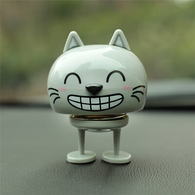 Automobilių papuošalai Mieli papuošalai Linkčiojantis meškiukas Automobiliai Prietaisų skydelis siūbuojantis purtantis galva Katė Lėlė Šokama Žaislai Priedai Dovanos