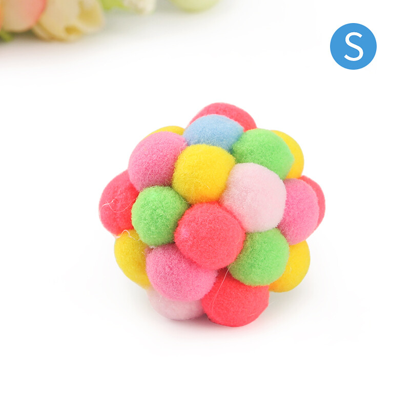 Kamuolinis katės žaislas Spalvingas garsus žaislas naminiams gyvūnėliams Mielas Juokingas Integruota katžolė Įdomūs interaktyvūs reikmenys naminiams gyvūnėliams