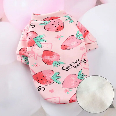 Cute Print Cat Drēbes Uzvalks Pavasara Rudens Silts Fleece Pet Cat Pulovers Kaķiem Kedi Mīksts Kitten Džemperis Sfinksa Apģērbu Apģērbi