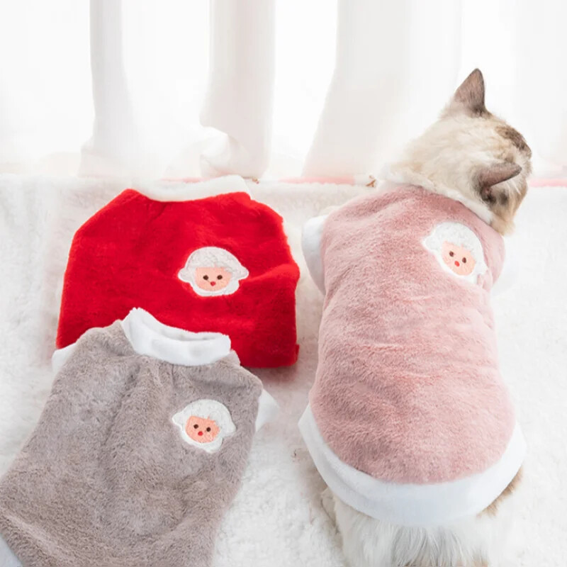 Confortabil, moale și drăguț, de toamnă și iarnă, îmbrăcăminte pentru pisici, pentru căldură pentru câini, vestă îngroșată, împotriva căderii părului, articole de îmbrăcăminte pentru animale de companie