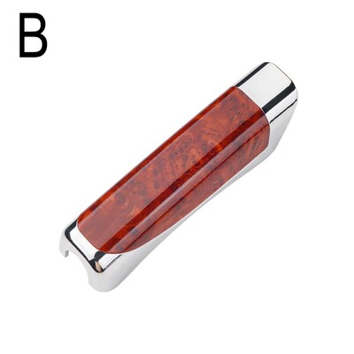 Universāls automašīnas rokas bremžu vāks, oglekļa šķiedras koka krāsas aizsargs, manuāli bremžu rokturi, salona apdares aizsargapvalks