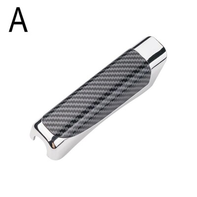 Universāls automašīnas rokas bremžu vāks, oglekļa šķiedras koka krāsas aizsargs, manuāli bremžu rokturi, salona apdares aizsargapvalks