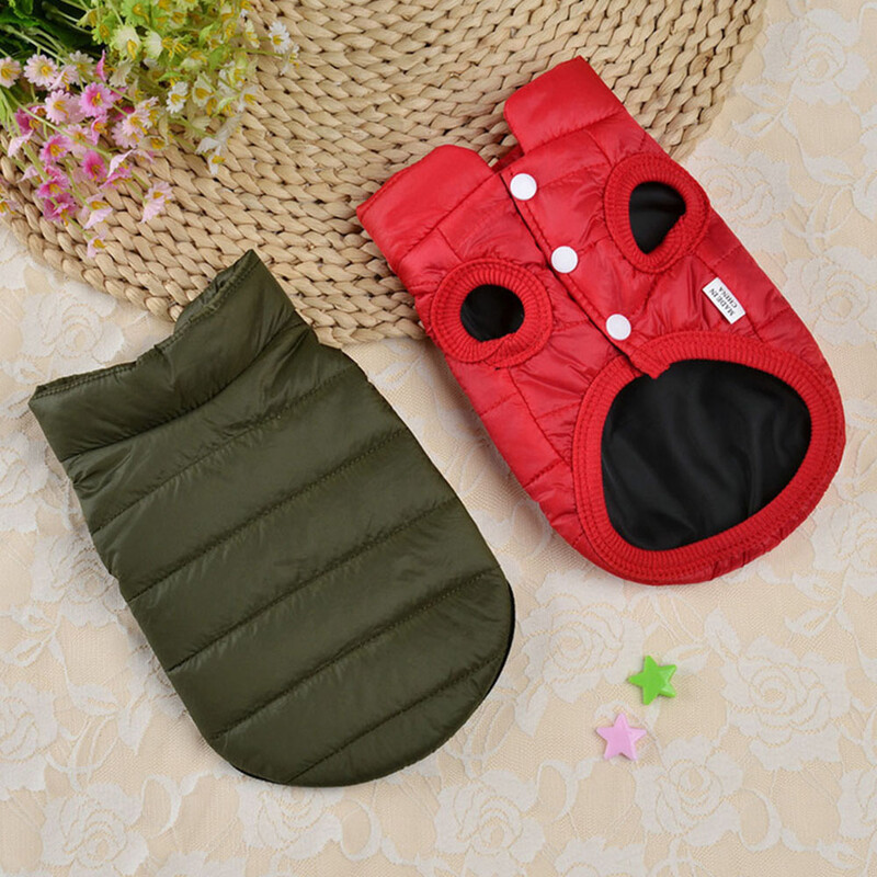 Ziemas mājdzīvnieku kucēnu suns kaķu apģērbs Ultraviegls kaķēnu kaķu dūnu jaka Mīksta silta kokvilnas veste kaķēnam resnam kaķim sporta apģērbs