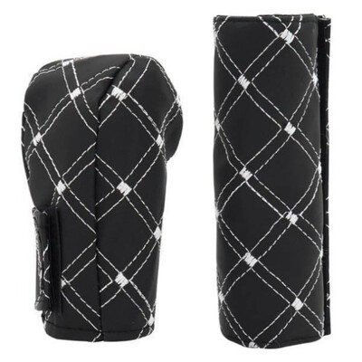 2 dalių automobilio rankinio stabdžio pavarų perjungimo dangtelių rinkiniai Rankinio stabdžio dangtelio įvorė Automobilio priedai Vidaus apdaila