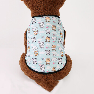 Prsluk sfinks mačka sa slatkim uzorkom za mačke Gotas Ljetna odjeća za kućne ljubimce Odjeća Ragdoll Perzijski mačići Kedi majice Mascotas Kostim