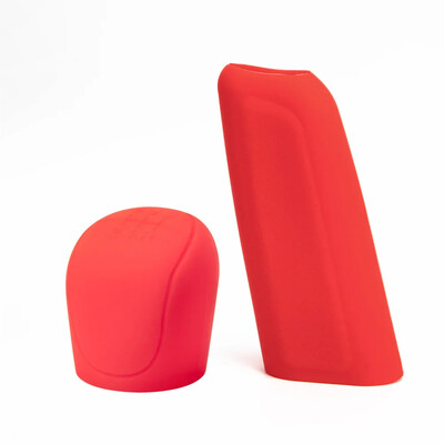 Automobilių bendras silikono pavarų dėžės dangtis neslystantis pavarų dangtis rankinės pavaros ovalios automatinės pavaros rankinio stabdžio dangtelio apdaila