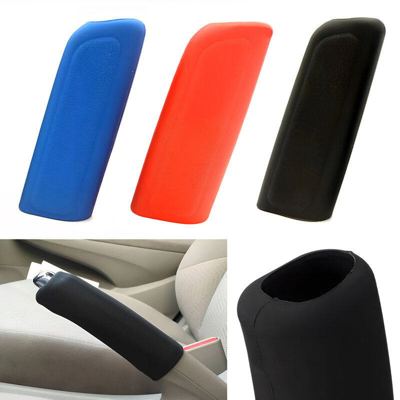1vnt silikoninis rankinio stabdžio dangtelis Automobilių salono priedai bekvapis bangų plovimas, neslystantis nusidėvėjimui atsparus apvalkalas stovėjimo stabdys