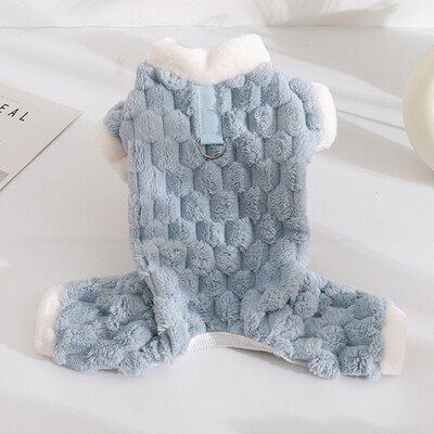 Őszi téli macska kutya jumpsuit klasszikusok Kockás kisállat pizsama kis kutyáknak macskák Shih Tzu tacskó kölyök cica ruházat pulóverek