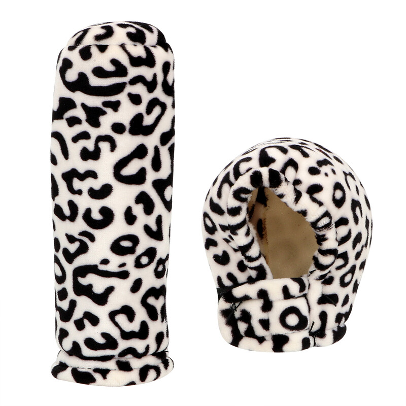 Leopard Plush käsipiduri käepidemed, auto käiguvahetusrihmad, libisemisvastased autot kujundavad universaalsed interjööri tarvikud