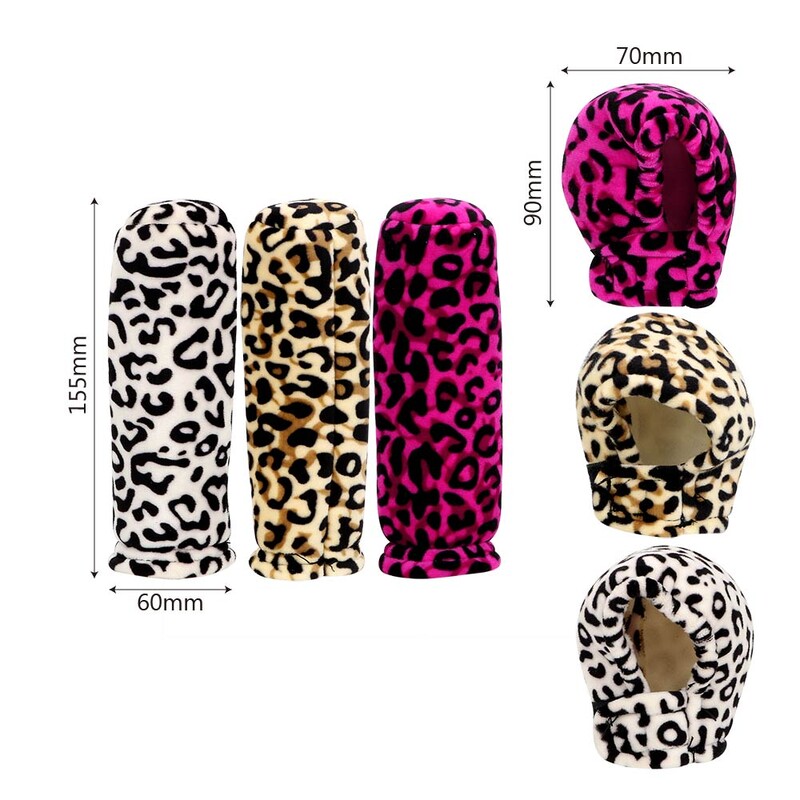 Leopard Plush käsipiduri käepidemed, auto käiguvahetusrihmad, libisemisvastased autot kujundavad universaalsed interjööri tarvikud