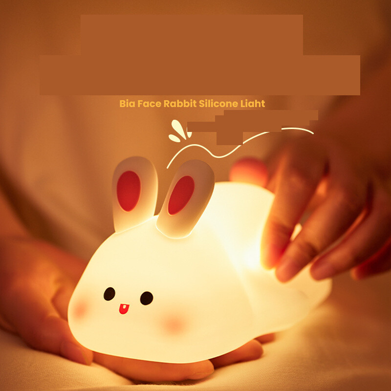 Moliūgų naktinė lemputė, maža avelė, stora panda, plokščia antis, didelis veidas, zuikio brolis, gėlių saldainiai, silikoninė lempa