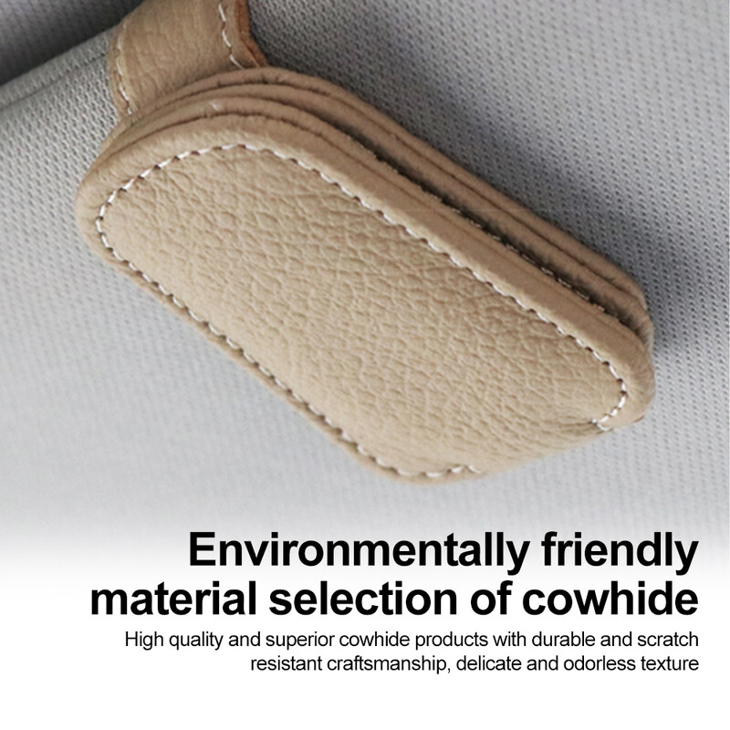 Automobilinis skydelis nuo saulės Prisegtas akiniai Kortelės Dėklas automobiliniai akiniai nuo saulės akinių laikiklis saulės akinių laikiklis laikiklis laikiklis Pu odinis akinių atrama