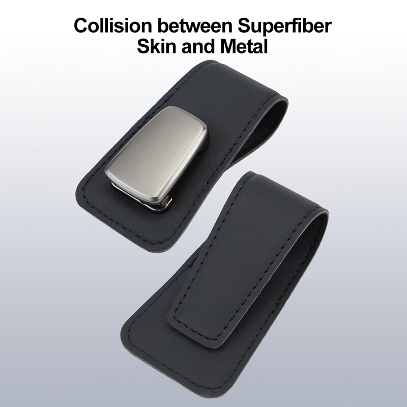 Clip pentru ochelari de soare multifuncțional pentru mașină Clip pentru ochelari de vedere din piele Suport ochelari de soare pentru autovehicule Husă pentru card Accesoriu interior auto