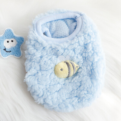 Jaundzimušais kaķis kaķēns samta apģērbs ziemas silts mazs mājdzīvnieks džemperis maziem dzīvniekiem Zaķis Puloveri Apģērbi Tējas tase Pūdelis XXXS