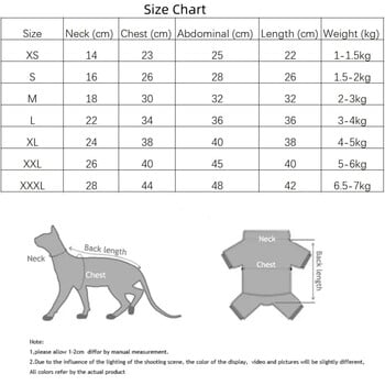 Ρούχα για αρσενική γάτα Sphynx Cat Καλοκαιρινό από μαλακό ύφασμα πουκάμισο για γατάκια Blue Cartoon Bear Lion Loungewear για το Devon Rex την άνοιξη