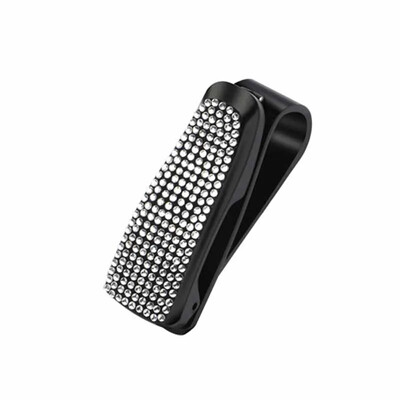 Clip pentru ochelari de soare Suport pentru ochelari de soare Suport pentru carcasă Suport cu strass Ochelari de soare Clip de cristal pentru mașină Accesorii de decorare