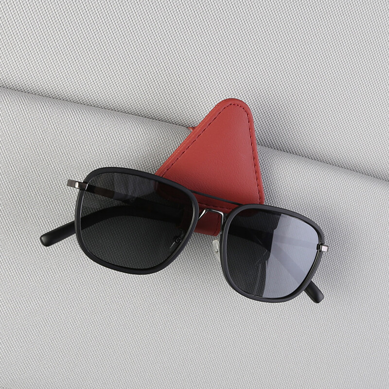 Universalus saulės skydelis, segtukas nuo saulės akinių laikiklis automobilinių akinių laikiklis Microsoft odinis akinių laikiklis bilietų segtukas akinių laikiklis