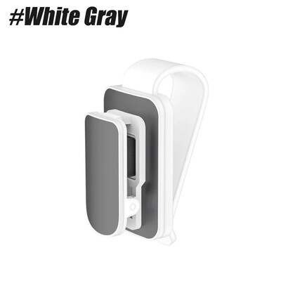 Universālie auto saulesbriļļu turētāji, magnētiskās ādas brilles, briļļu pakaramais skava, biļešu karšu briļļu klipsis, automašīnas viziera aksesuārs