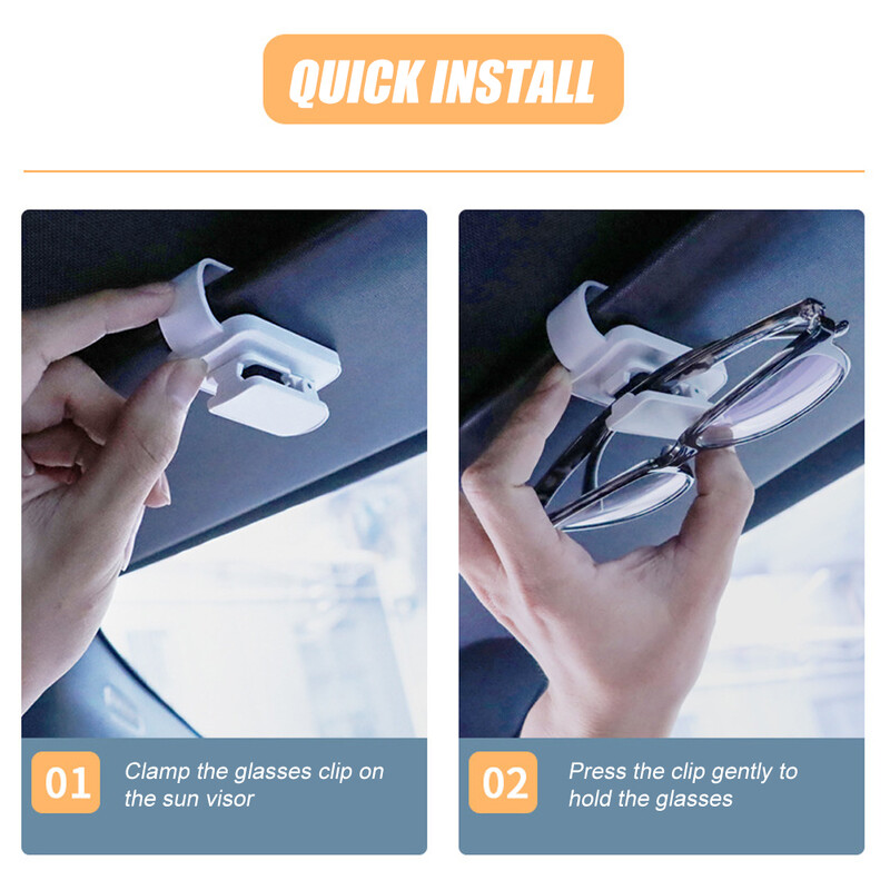 Universālie auto saulesbriļļu turētāji, magnētiskās ādas brilles, briļļu pakaramais skava, biļešu karšu briļļu klipsis, automašīnas viziera aksesuārs